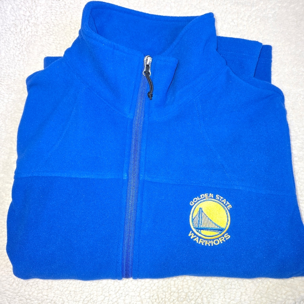 Columbia Royal Blue Fleece Zip Up (GOLDEN STATE WARRIORS)